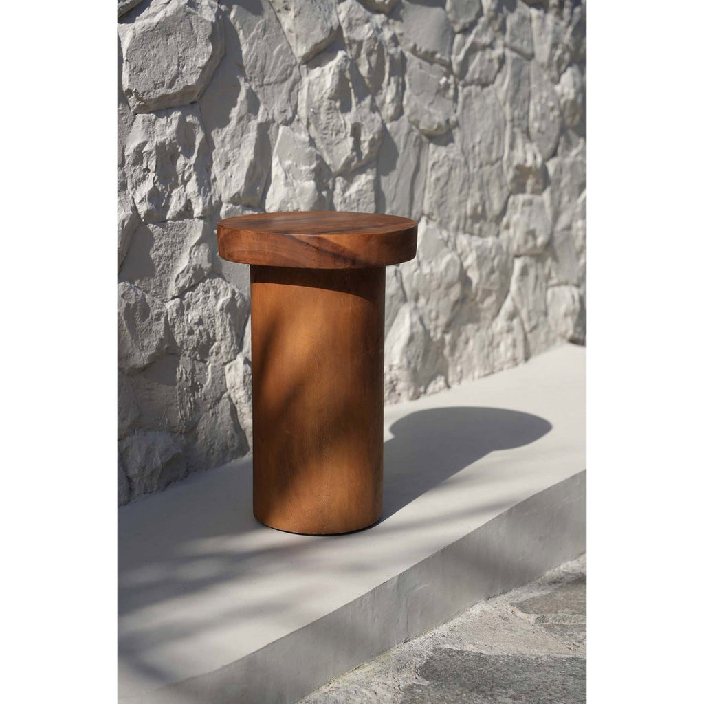 Table d’appoint en teck massif Inti – Naturel | Bazar Bizar
