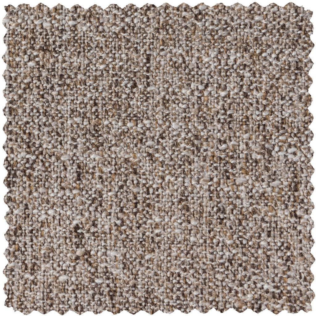 BAGGY FAUTEUIL PIVOTANT TISSU TISSE MELANGE BRUN