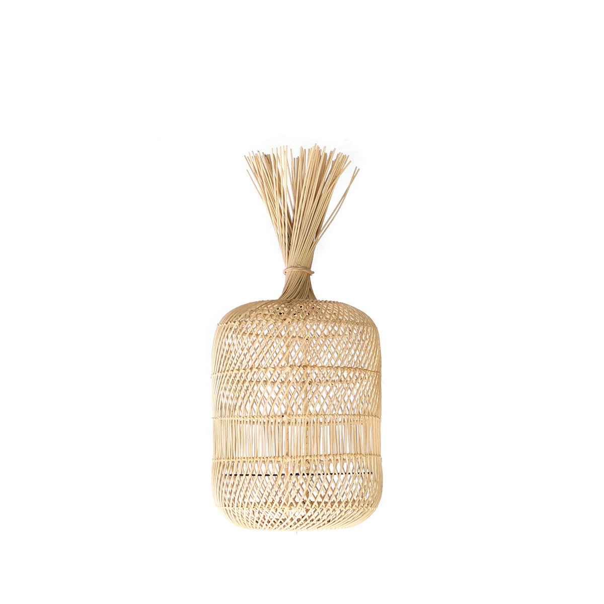 Suspension en rotin Dumpling – Naturel – S | Bazar Bizar