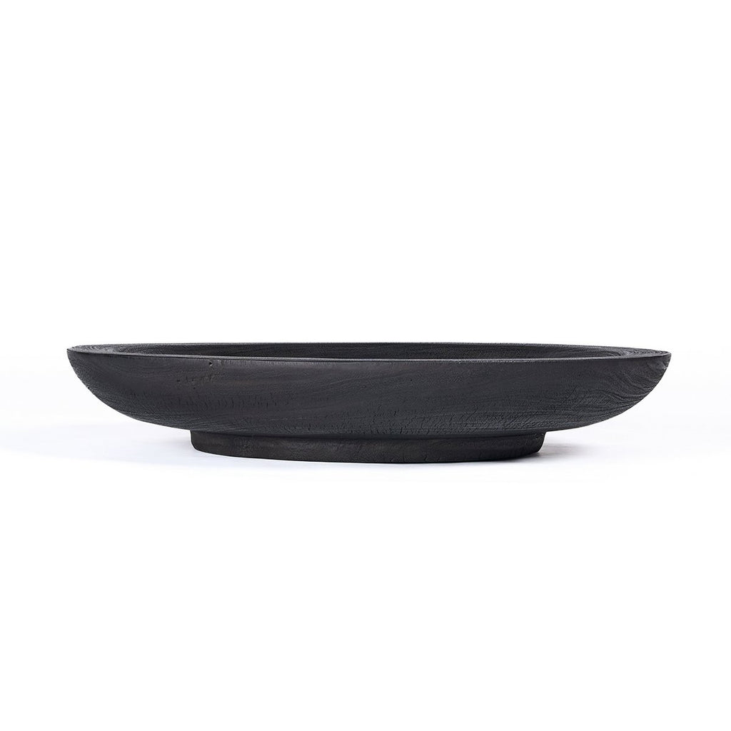 Bol décoratif en bois massif Bowlzilla – Noir – XL | Bazar Bizar