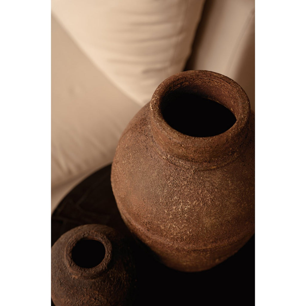 Vase Amphora Rustica en terre cuite 40 cm