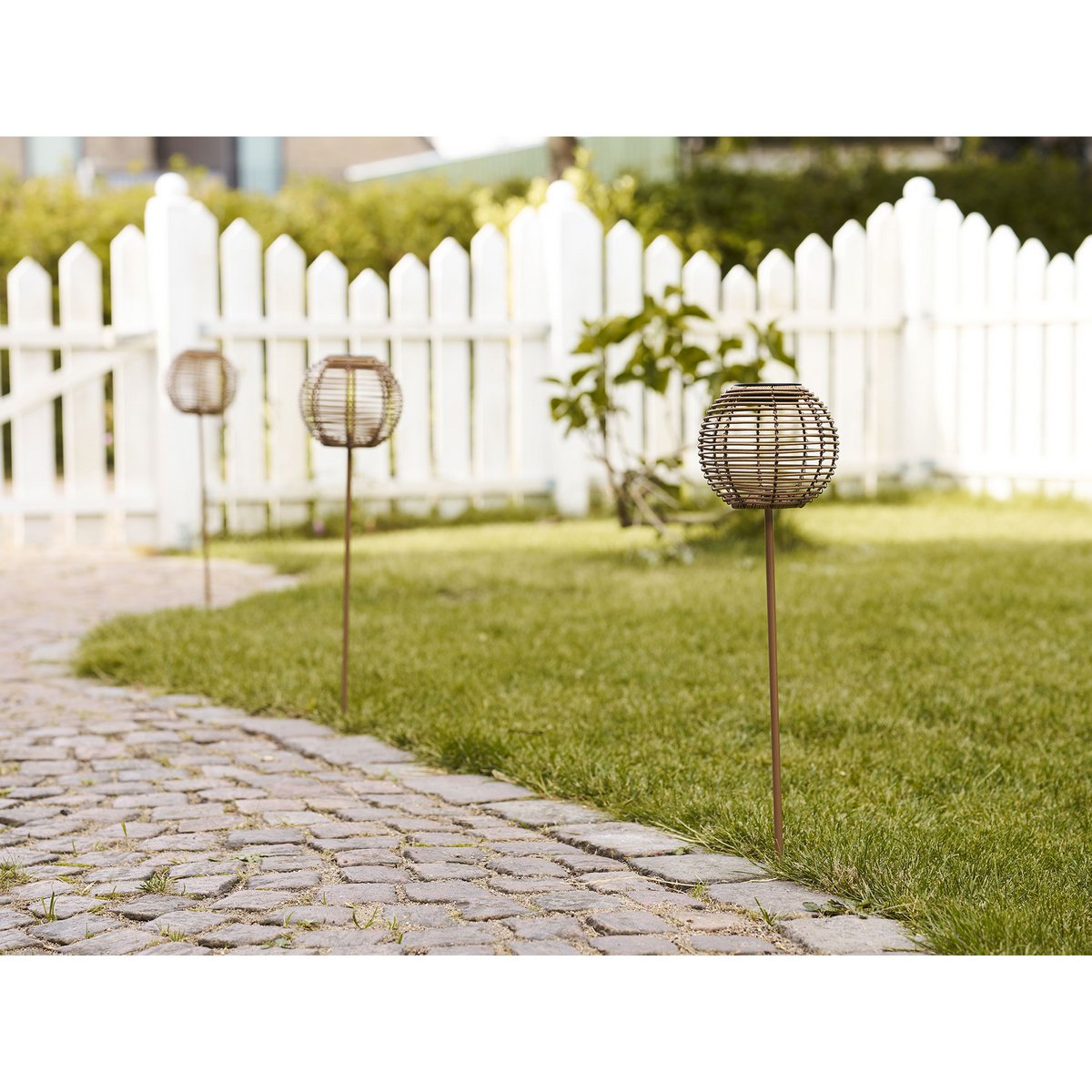 Lampe solaire Carlisle – Naturel