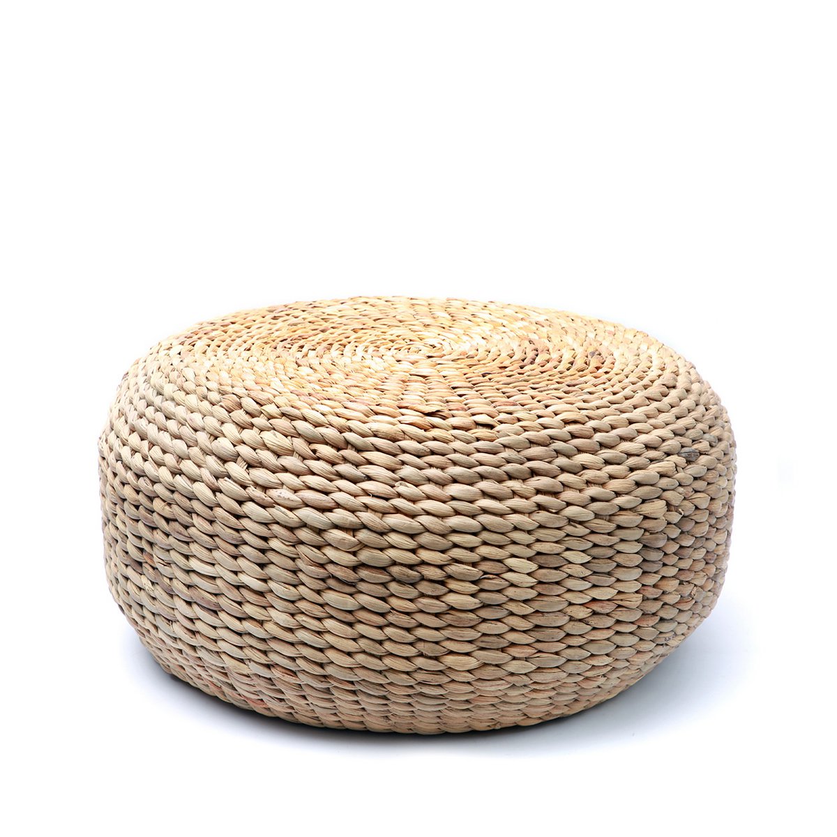 Pouf en jacinthe d’eau – Naturel – M | Bazar Bizar