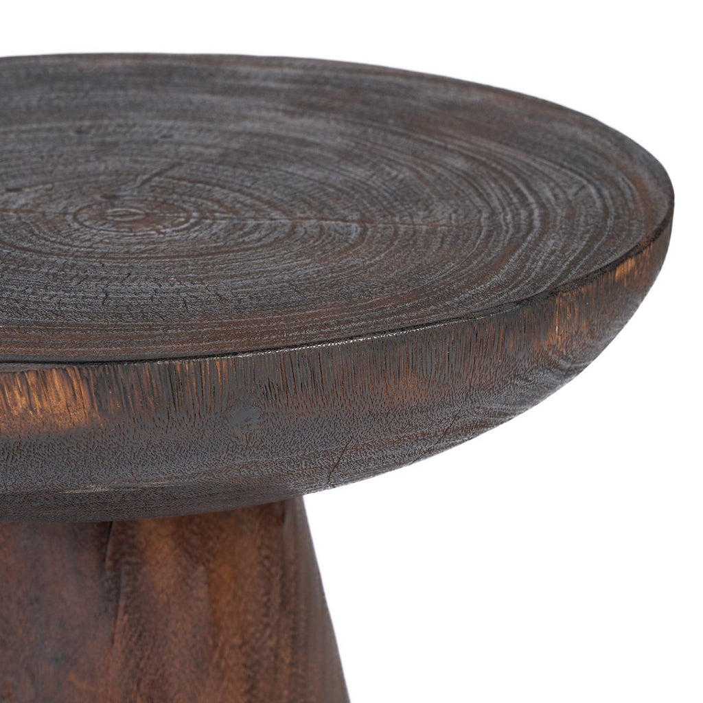 Table d’appoint cône Cone Alone – Noyer foncé | Bazar Bizar