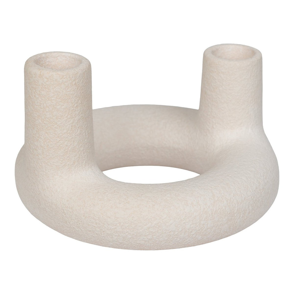 Bougeoir en céramique – Beige