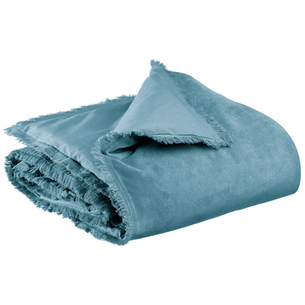 Édredon Uni Fara Acier – 85 x 200 cm | Vivaraise