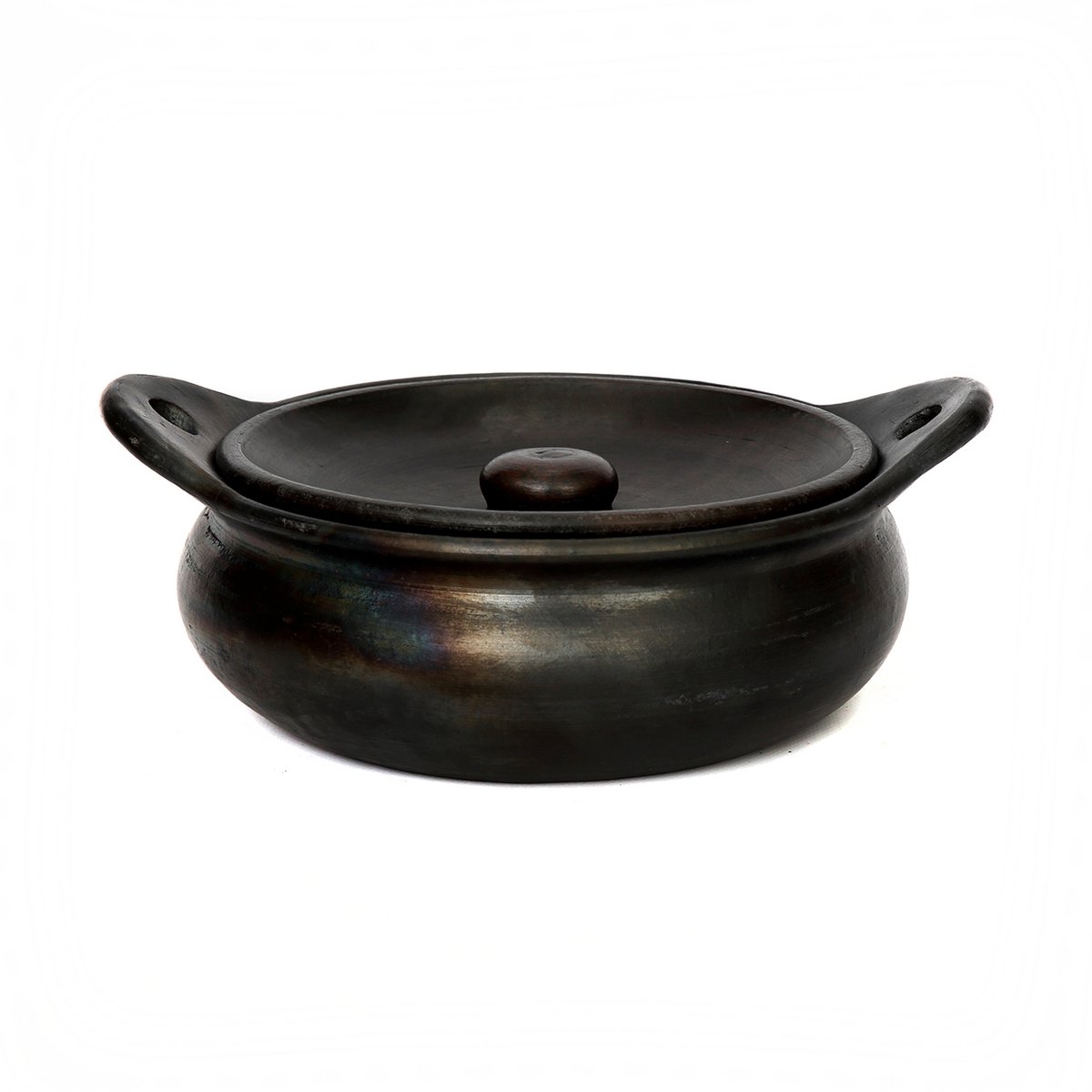 Pot en terre cuite Burned – Noir | Bazar Bizar