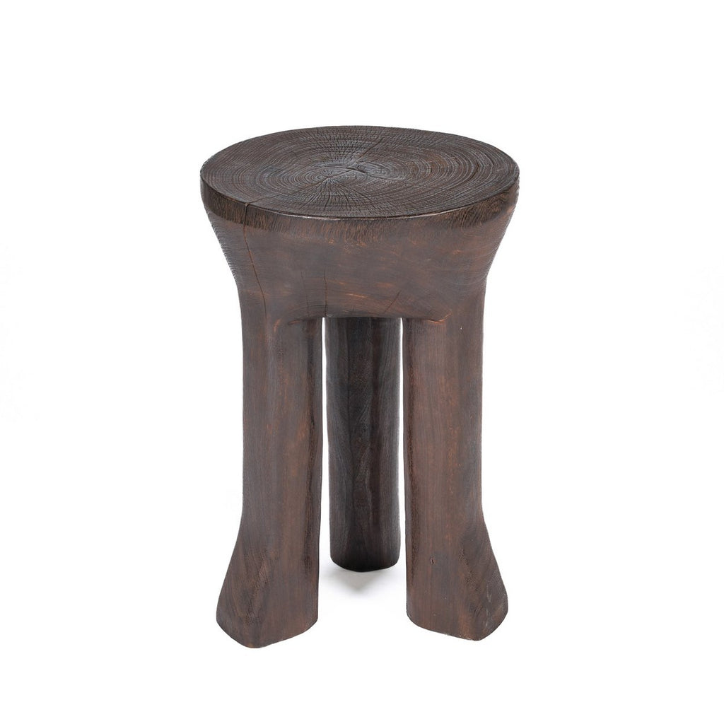 Table d’appoint trépied Java – Noyer foncé | Bazar Bizar