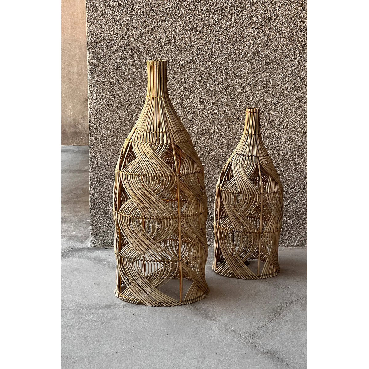 Suspension en rotin Garaffa – Naturel – L | Bazar Bizar