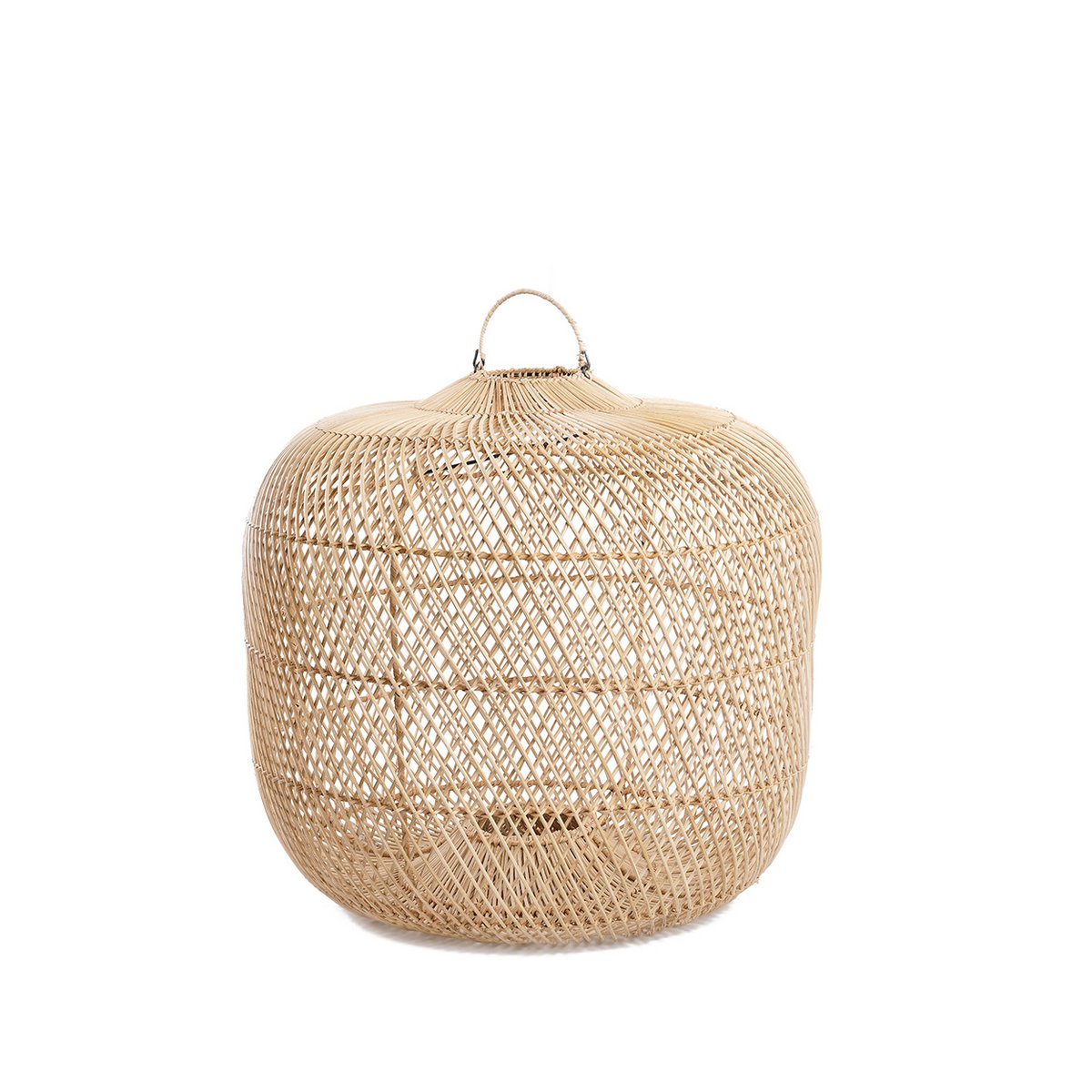 Suspension en rotin Batu Bolong – Naturel – M | Bazar Bizar