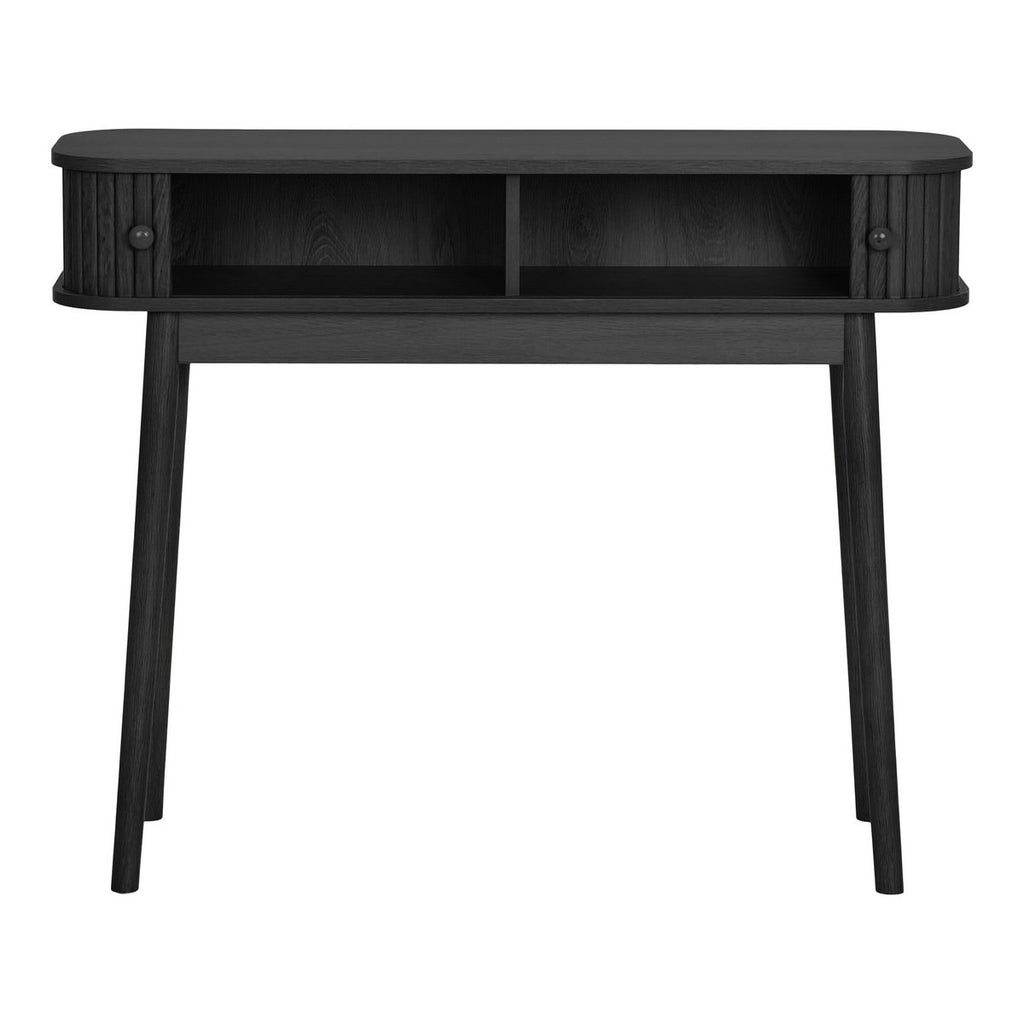 Console Nikko noire – 2 portes – 100 × 30 × 80 cm