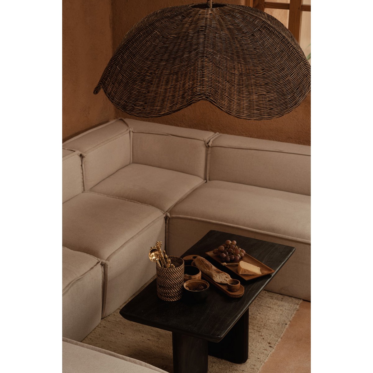 Planche à pain en bois de teck – Naturel – 45cm | Bazar Bizar