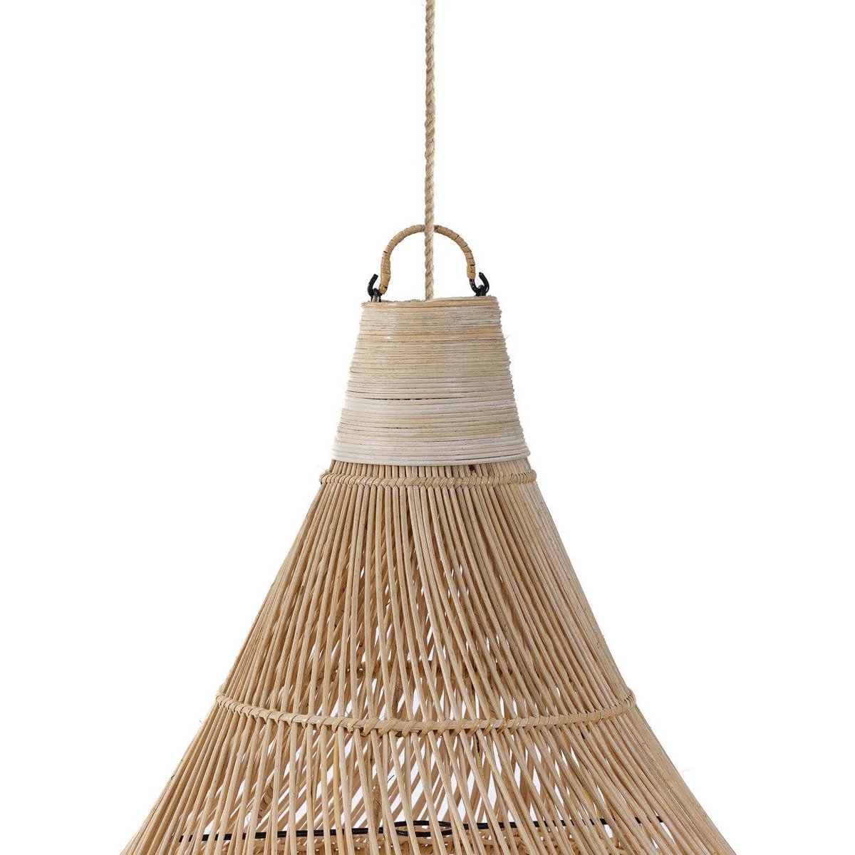 Suspension en rotin Le Pendentif Goutte – Naturel – XL | Bazar Bizar