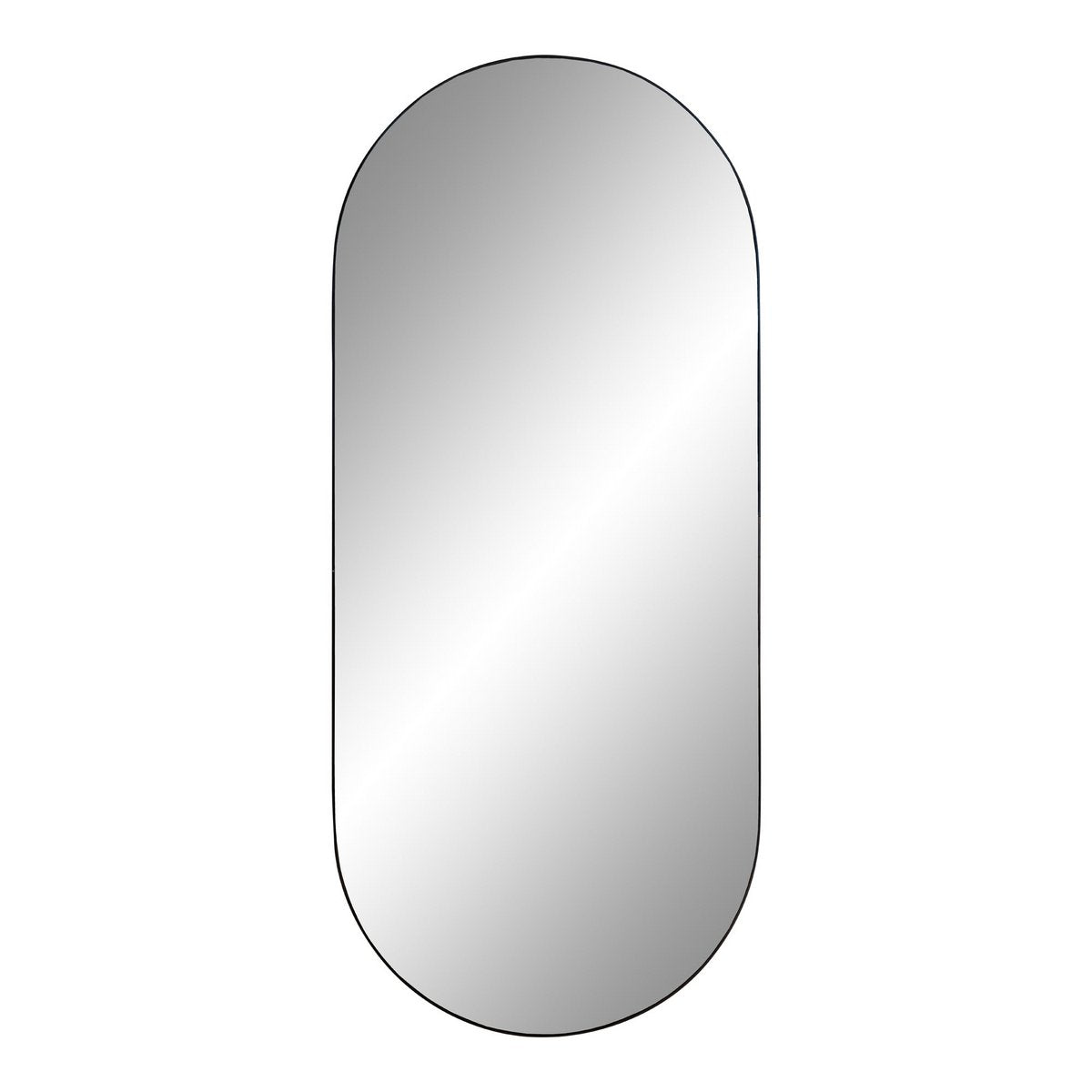 Miroir Jersey - Aspect Laiton, Acier, 35x80x0,5 cm