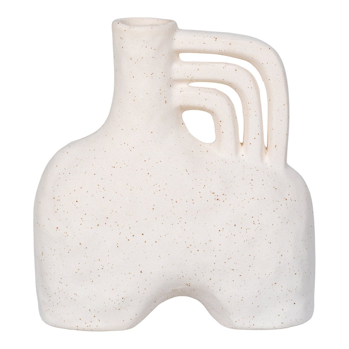 Vase - Beige, Céramique, 18,5x8x19,5 cm