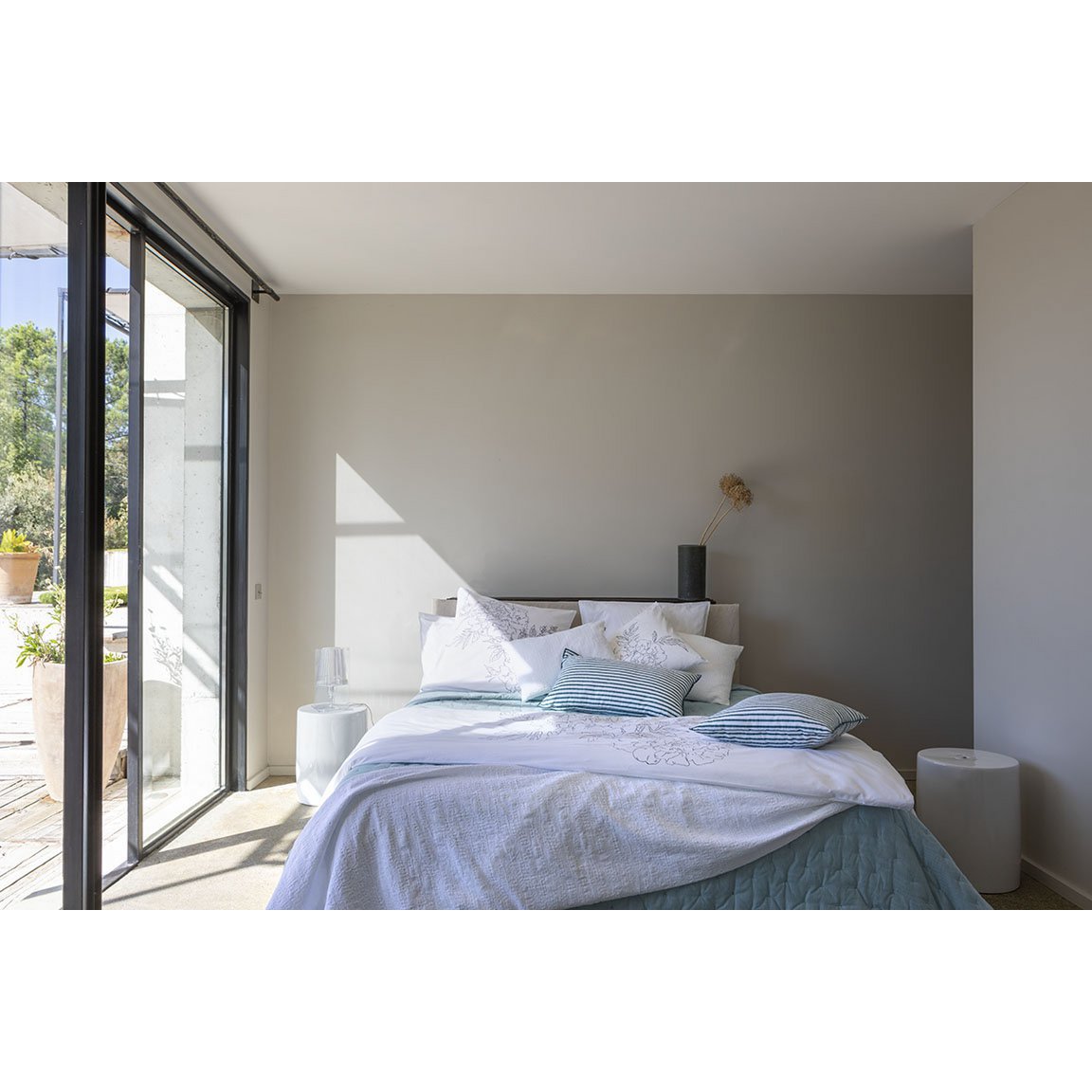 Édredon Imprimé Noche Lichen – 85 x 200 cm | Vivaraise