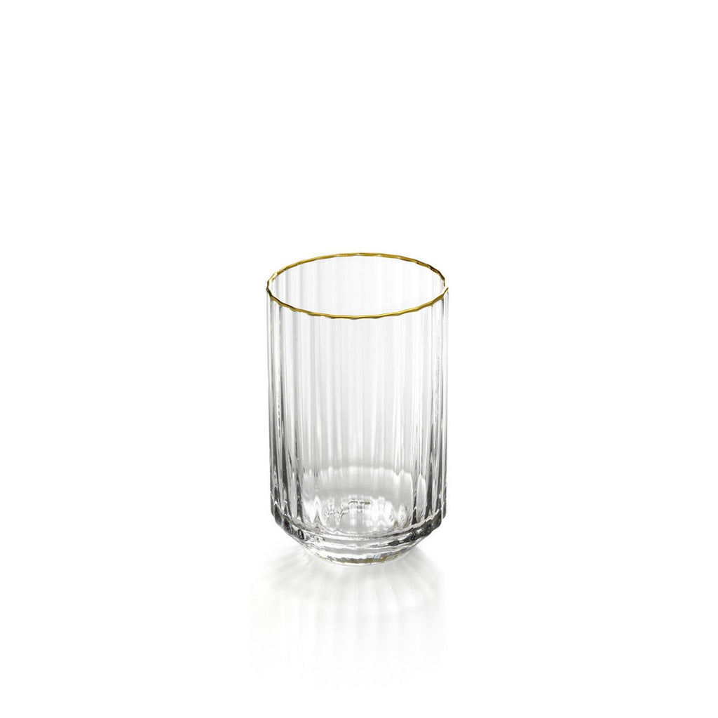 Gobelet en verre recyclé Golden Sip – Bord Or | Bazar Bizar