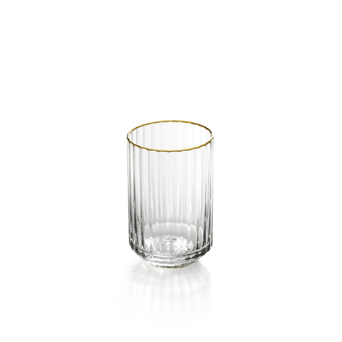Gobelet en verre recyclé Golden Sip – Bord Or | Bazar Bizar