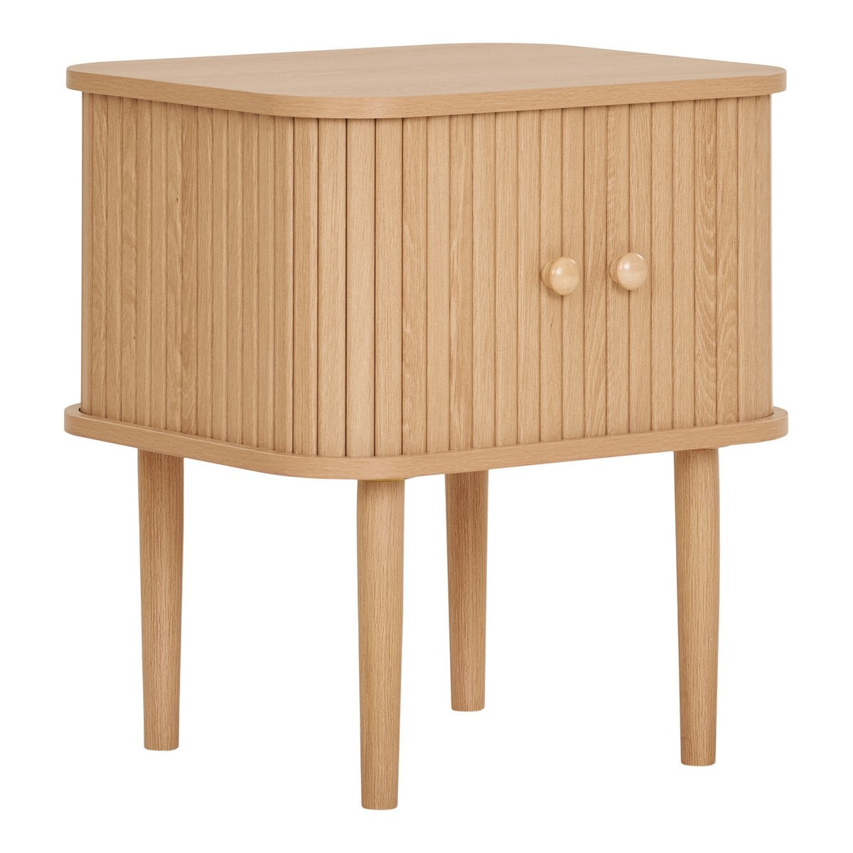 Table d'Appoint Nikko - MDF & Pin Naturel, 45x40x50,5 cm