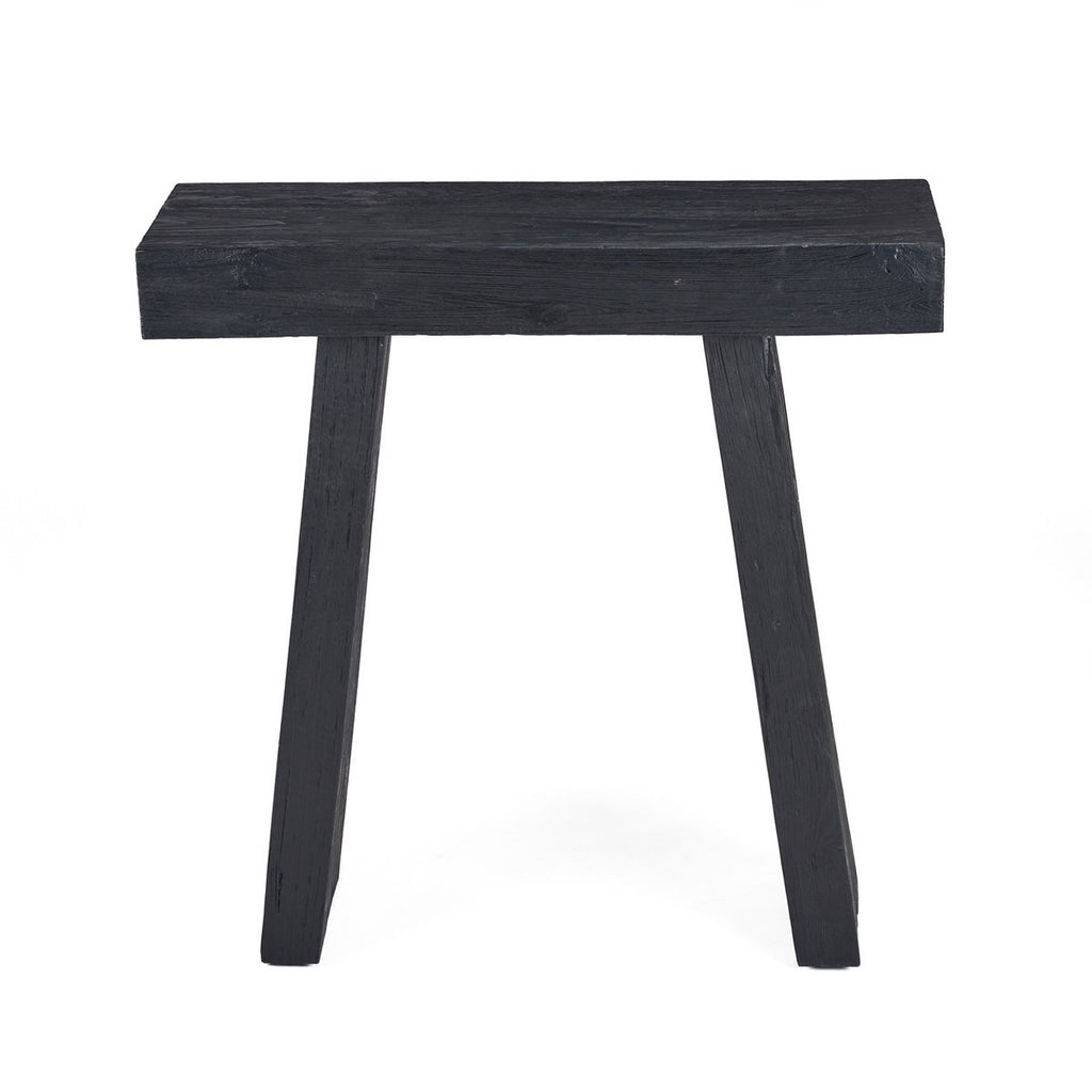 Console en teck massif Stance – Noir | Bazar Bizar
