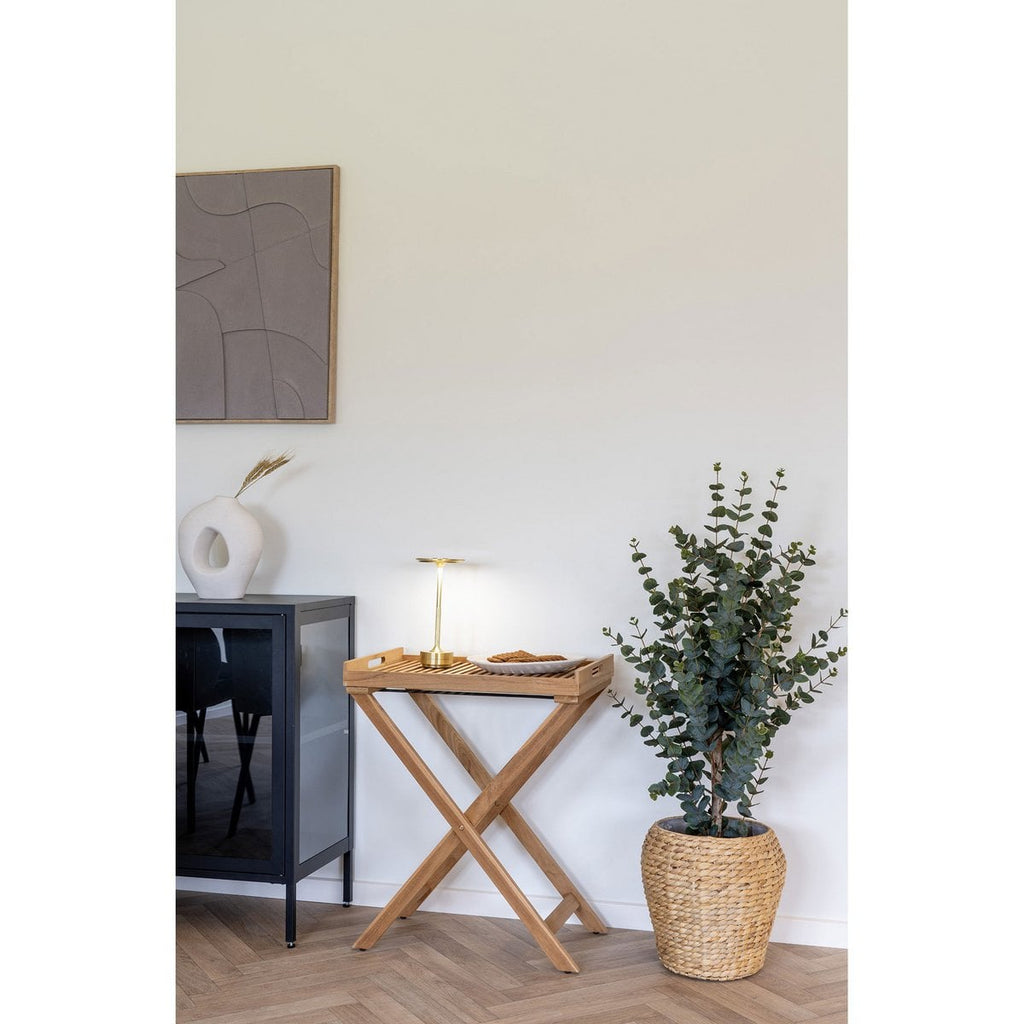 Table-Plateau Ronda - Teck Naturel, 60x40x70 cm