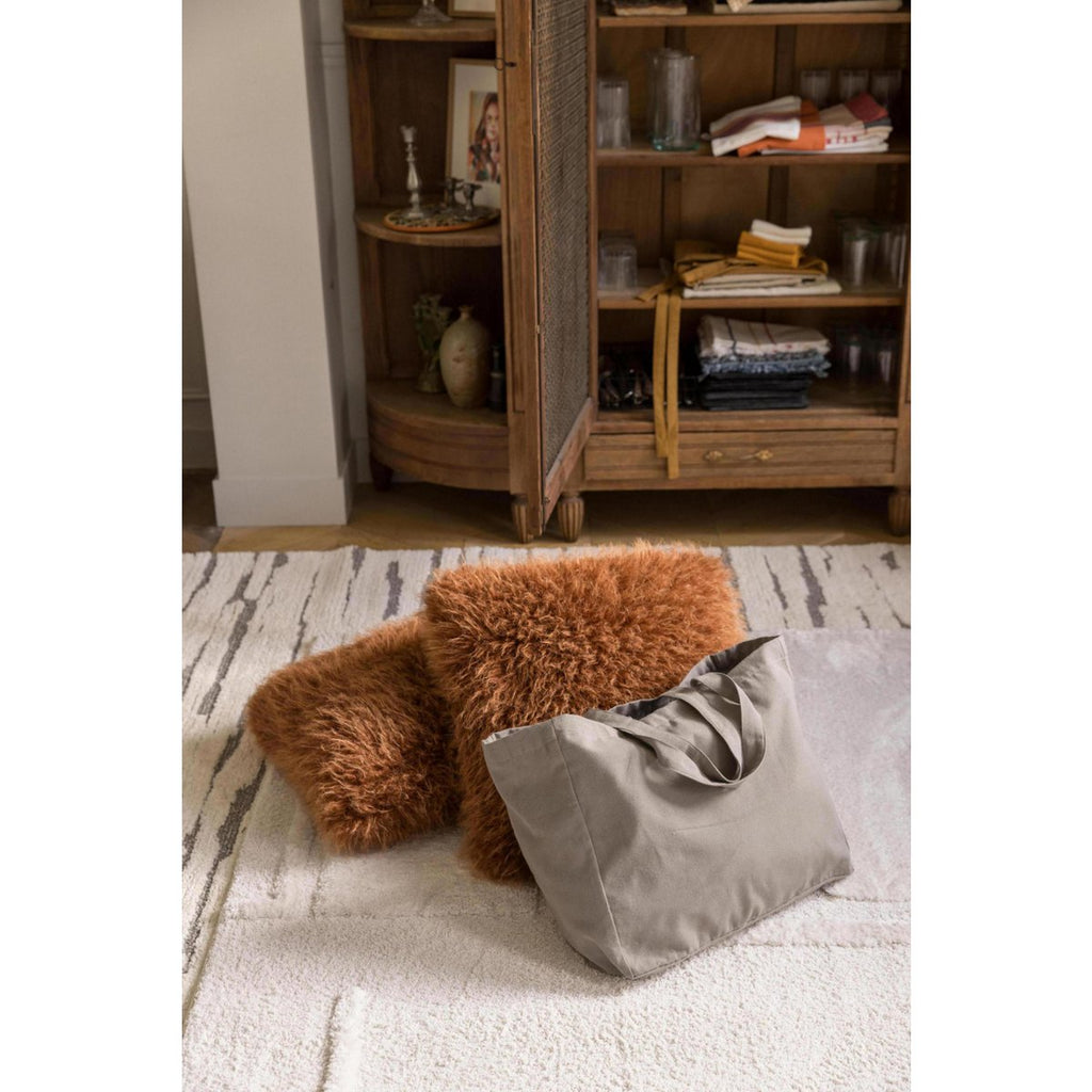 Coussin Betani Rouille carré 45 × 45 cm