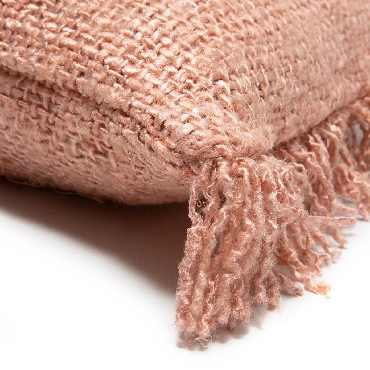 Housse de coussin traversin en coton Oh My Gee – Rose Saumon – 35×100cm | Bazar Bizar