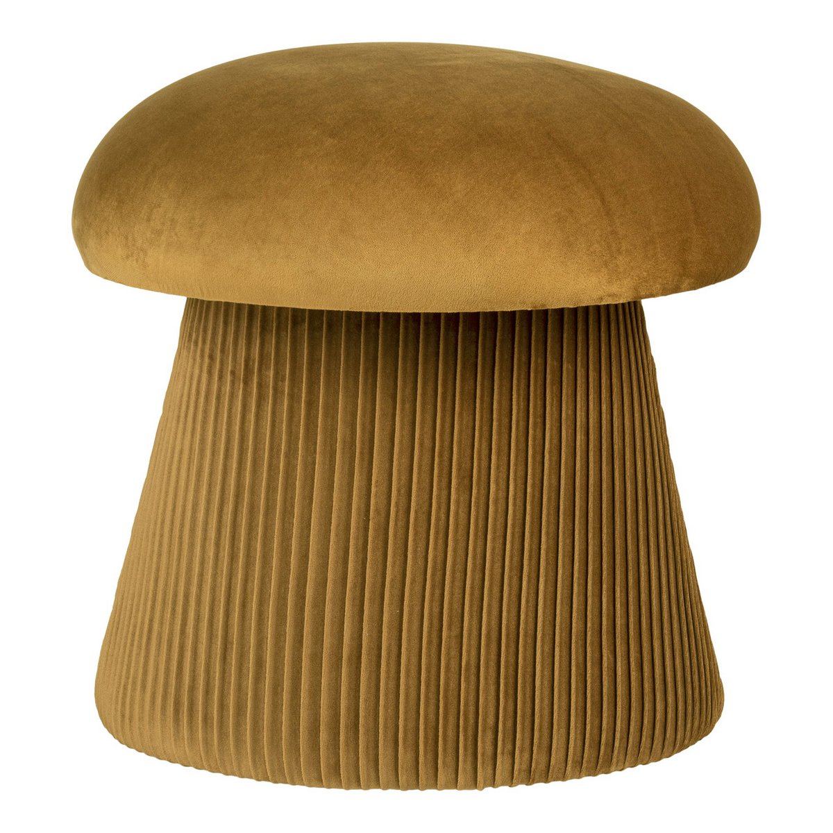 Pouf Hampton – Ocre velours