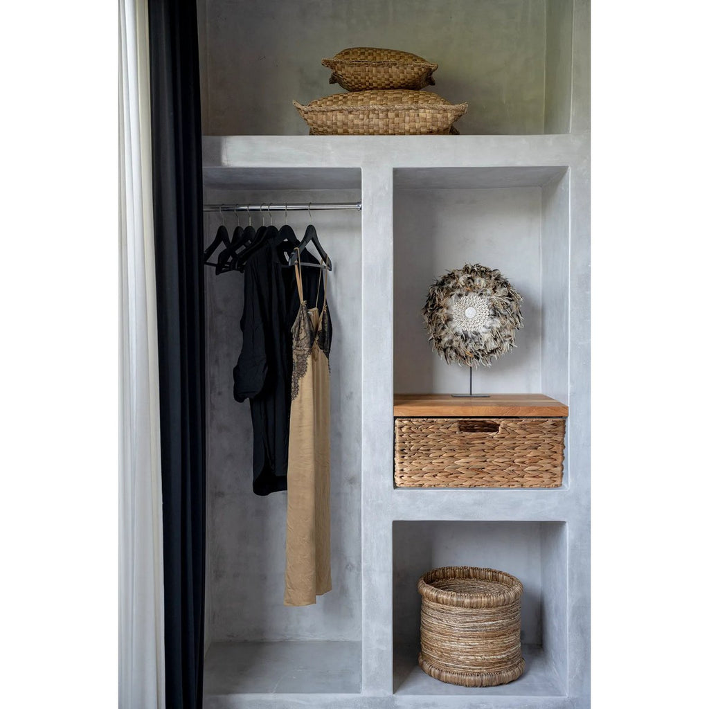 Panier en jacinthe d’eau et feuille de bananier Chuka | Bazar Bizar
