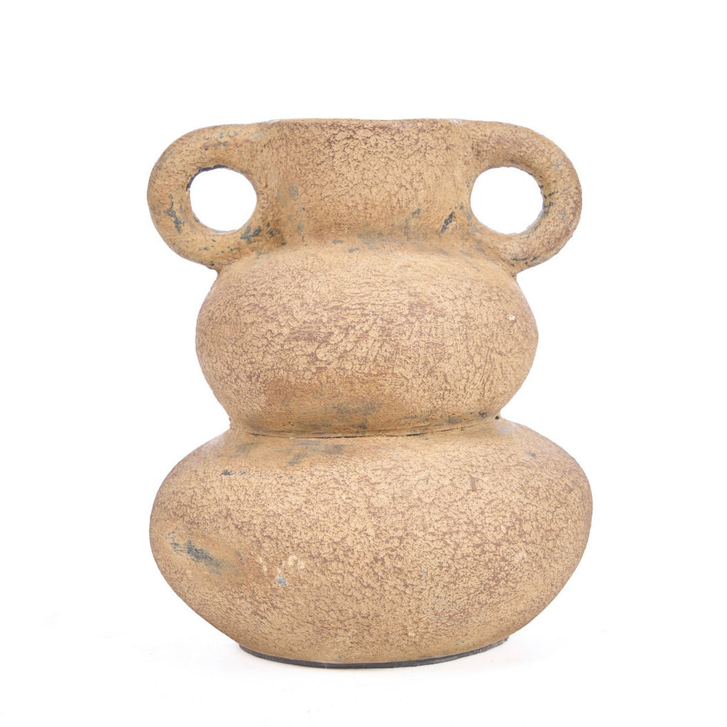 Vase Earthen Balance sable en terre cuite 18 cm