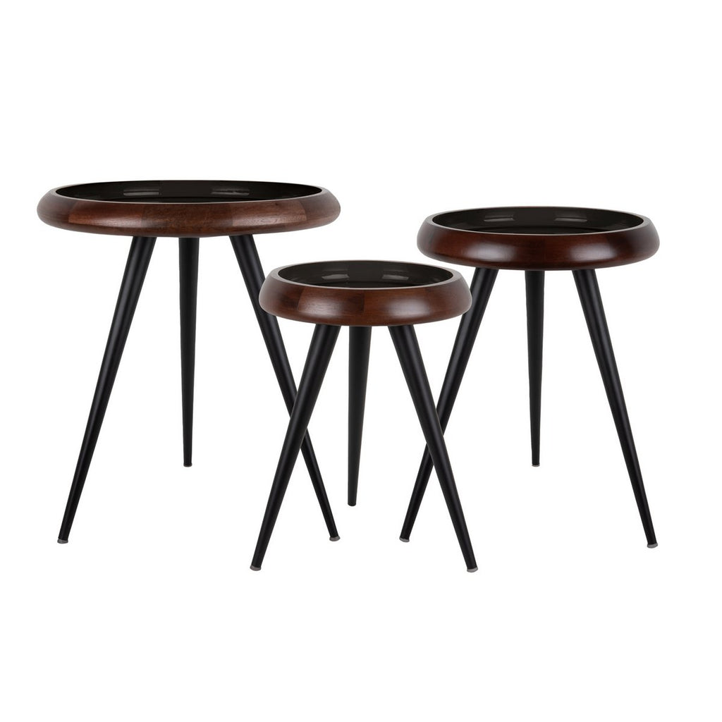 Ensemble de table trépied avec pieds en métal