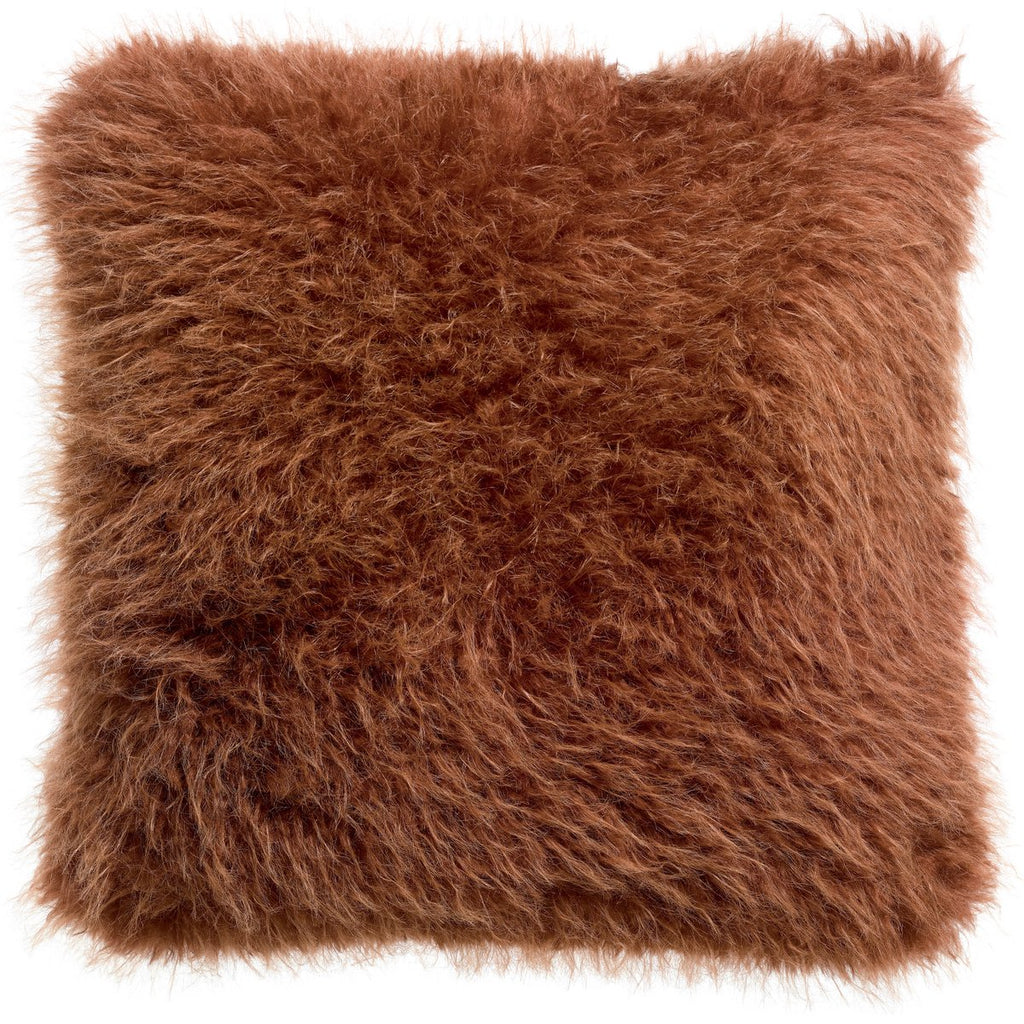 Coussin Betani Rouille carré 45 × 45 cm