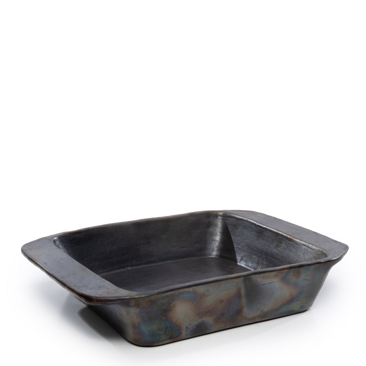 Plat en terre cuite brûlée Burned Oven Tray – Noir | Bazar Bizar