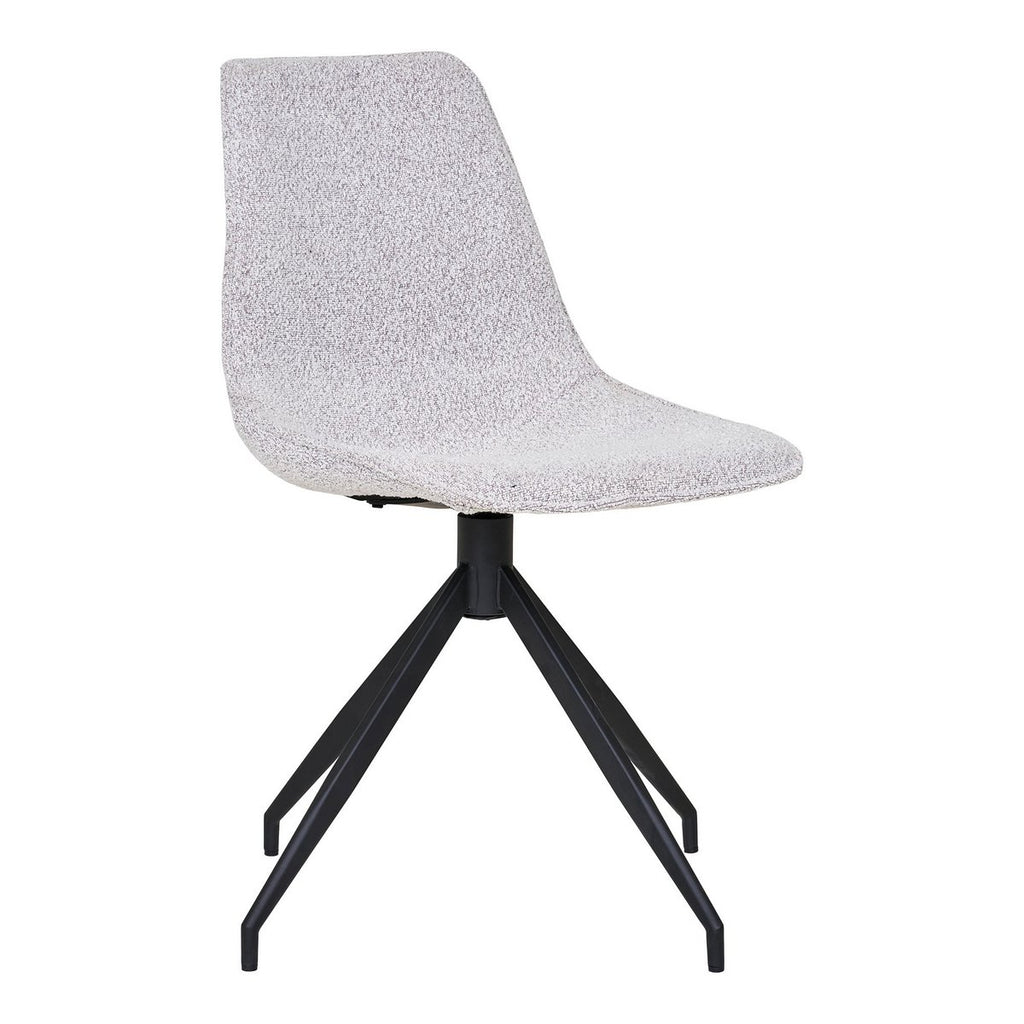 Chaise de salle à manger Monaco – Bouclé sable (lot de 2)
