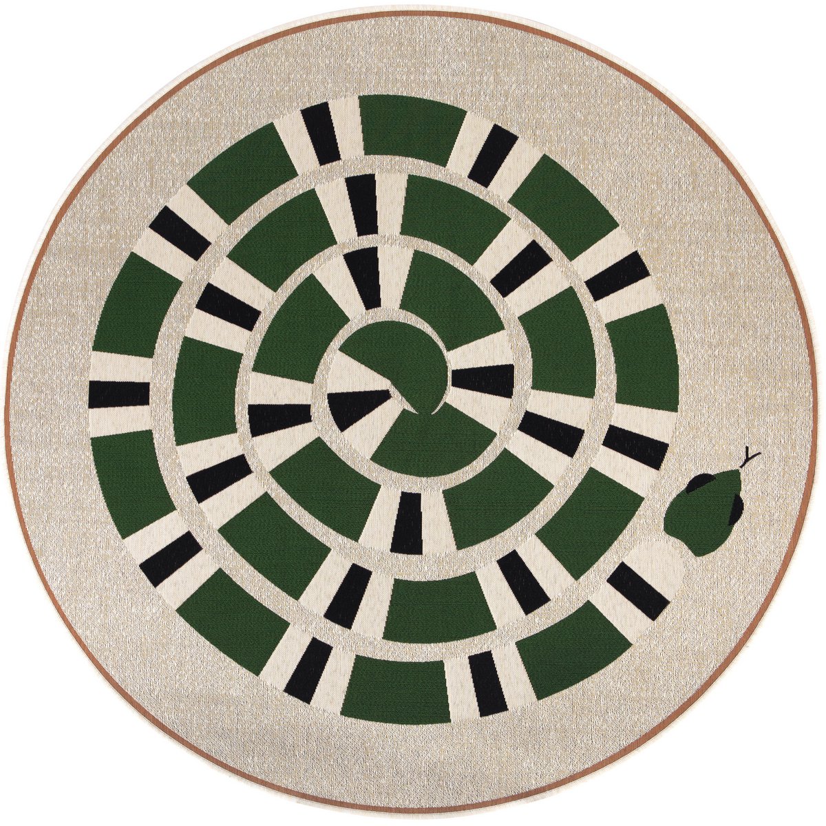 Tapis Yoka outdoor Naturel Diamètre 160 cm