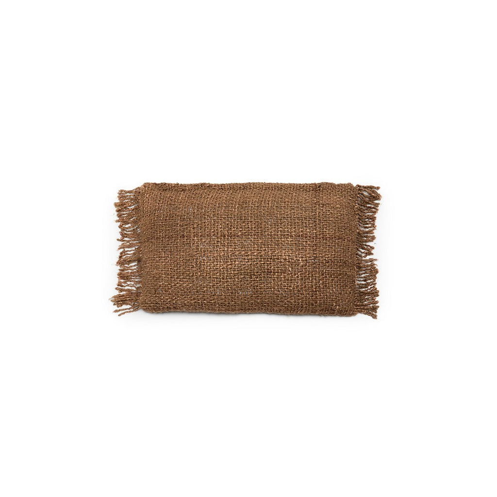 Housse de coussin en coton Oh My Gee – Marron – 30×50cm | Bazar Bizar