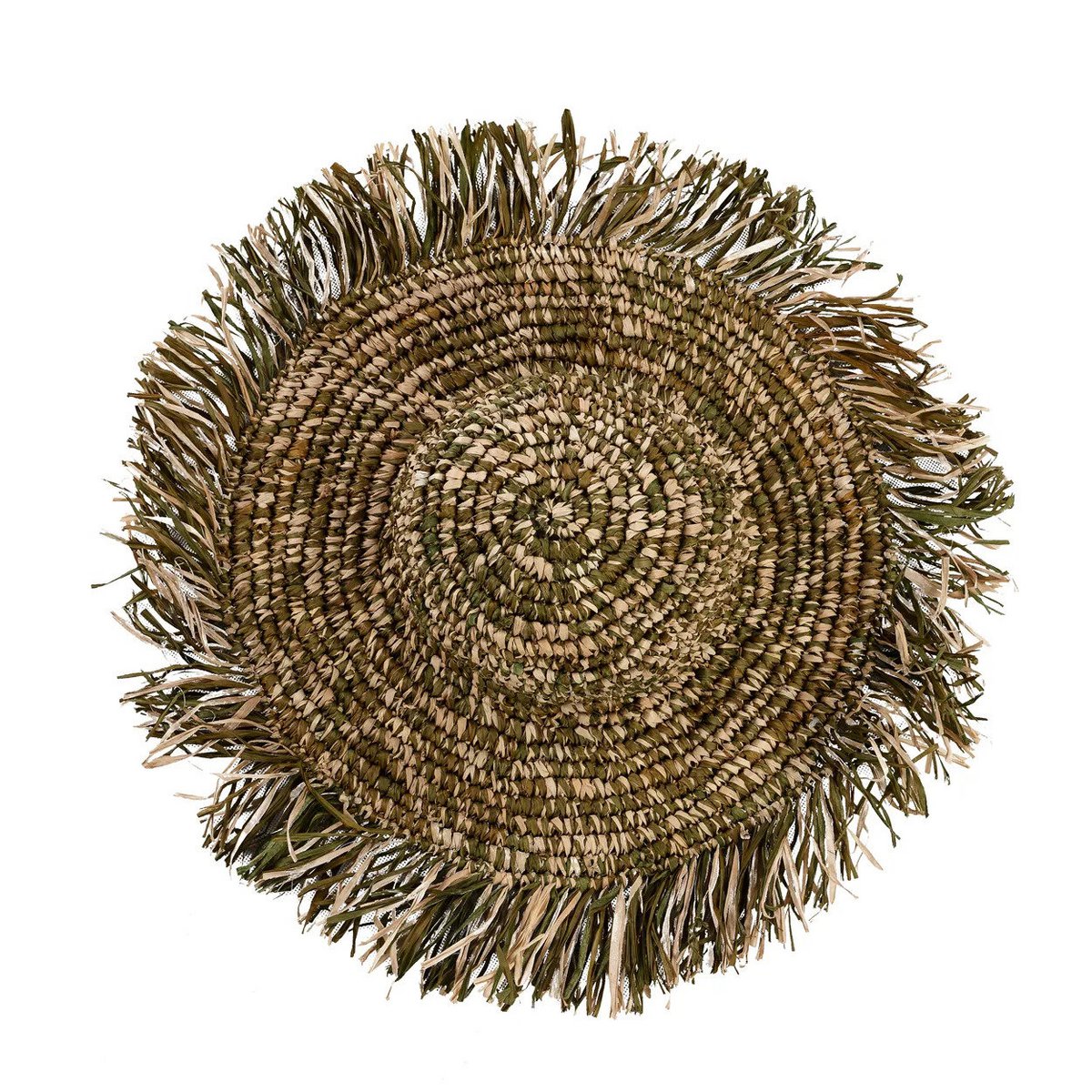 Chapeau d’été en raphia The Party Hat – Vert Jungle | Bazar Bizar