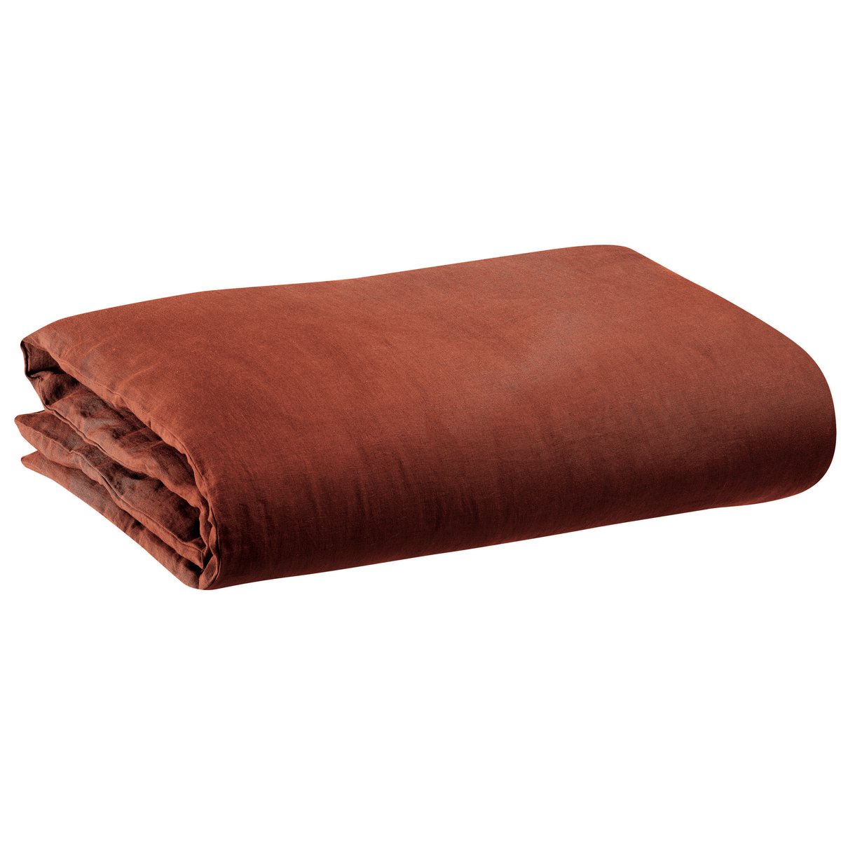 Housse de Couette Lin Stonewashé Zeff Caramel – 240 x 220 cm | Vivaraise