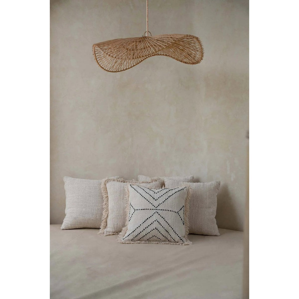Suspension en rotin Chapeau – Naturel – L | Bazar Bizar