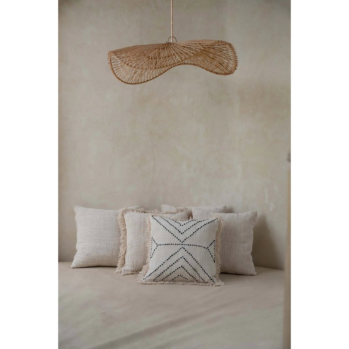 Suspension en rotin Chapeau – Naturel – L | Bazar Bizar