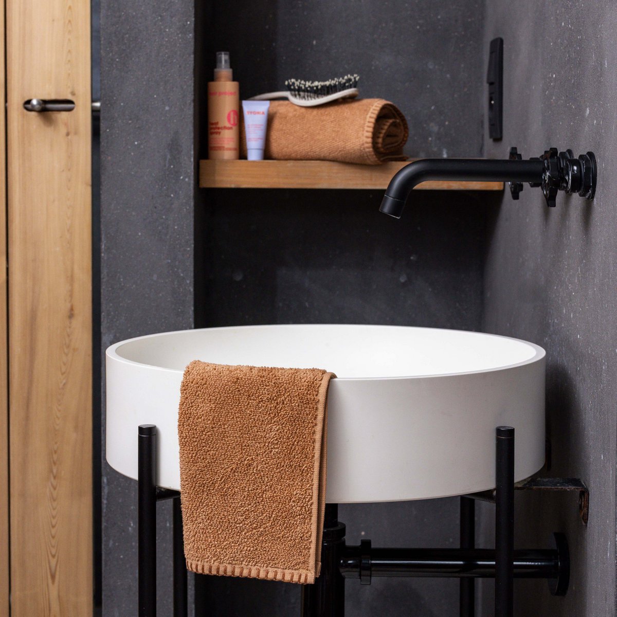 Bora Cannelle – Serviette de Toilette 50 x 100 cm