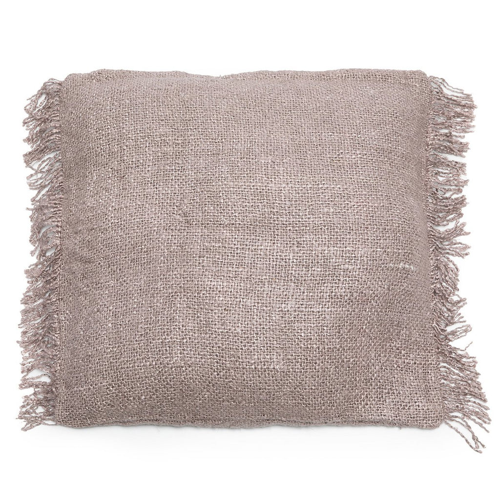 Housse de coussin en coton Oh My Gee – Gris Perle – 60×60cm | Bazar Bizar