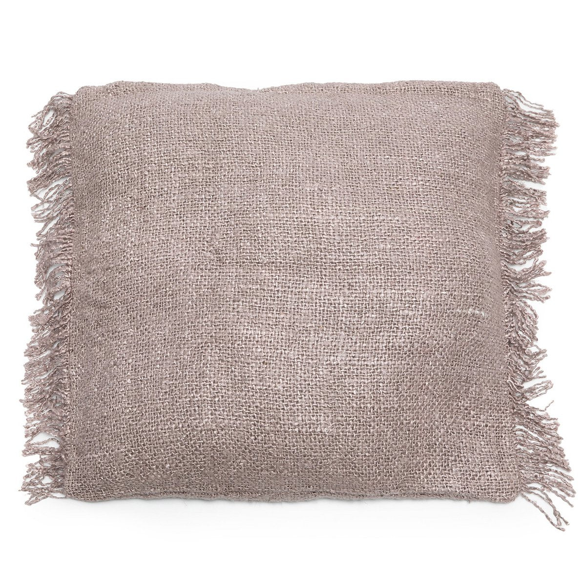 Housse de coussin en coton Oh My Gee – Gris Perle – 60×60cm | Bazar Bizar