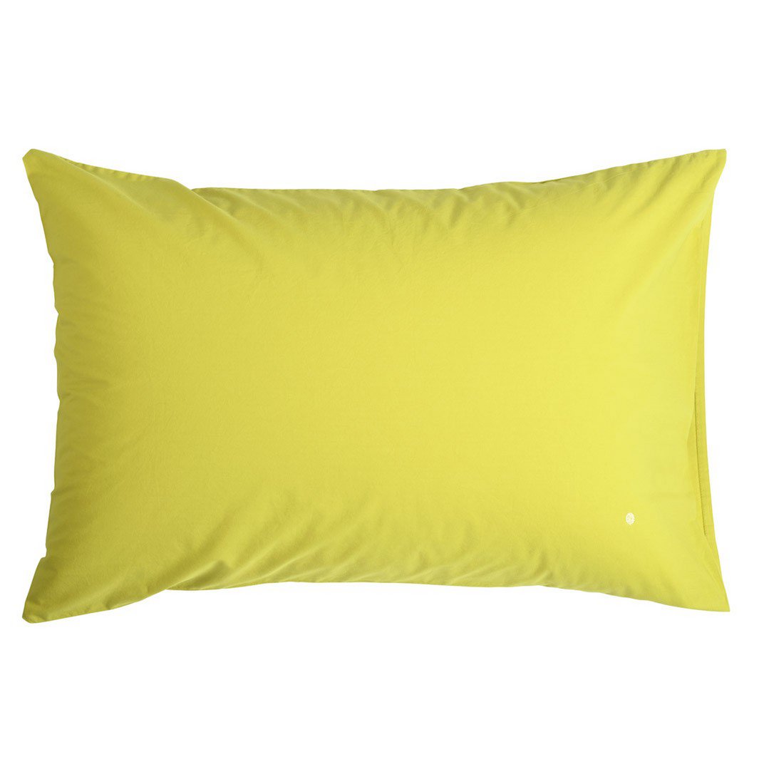Céleste Jaune Cotton Organic – Taie d'Oreiller – 50x80
