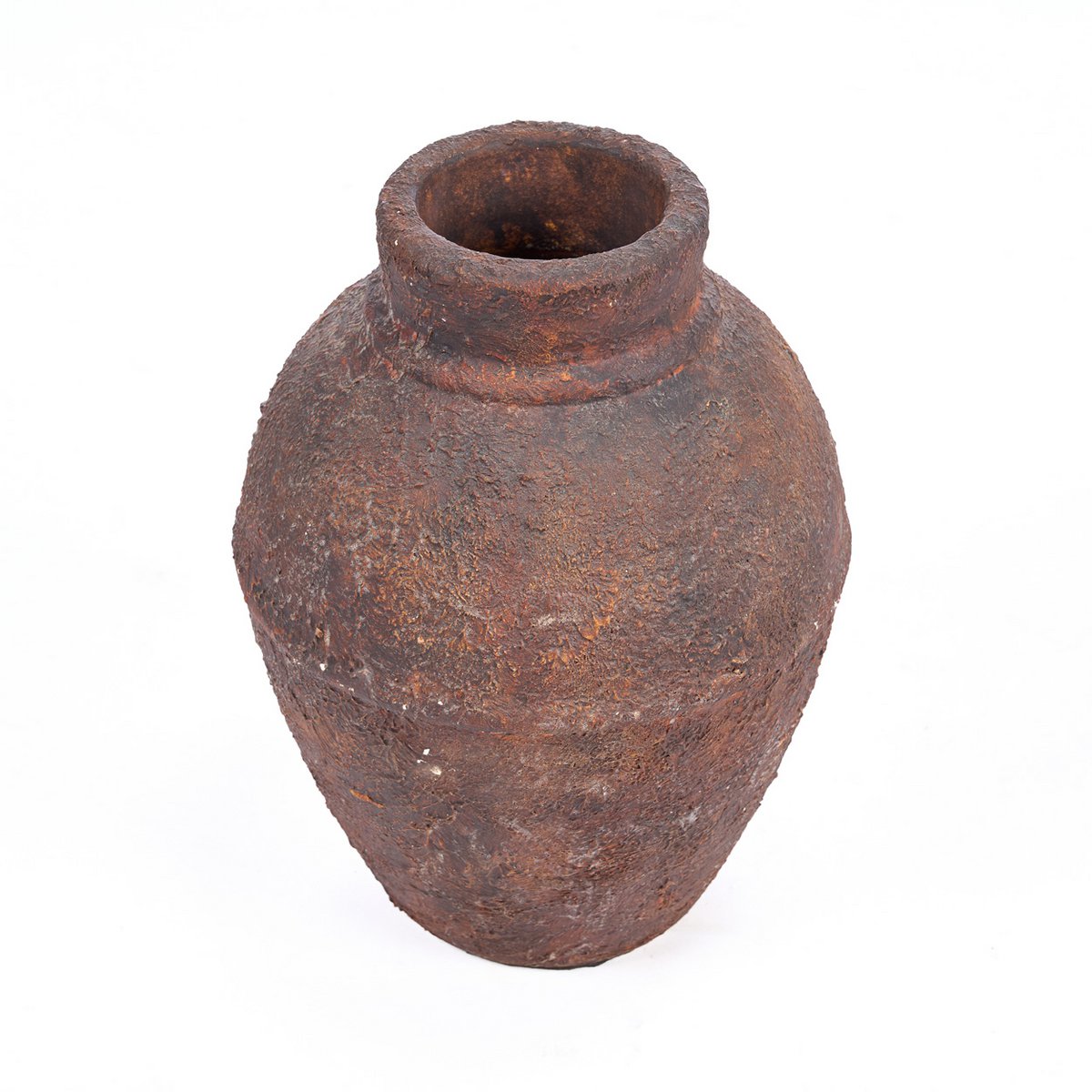Vase Amphora Rustica bordeaux M en terre cuite – 30 cm
