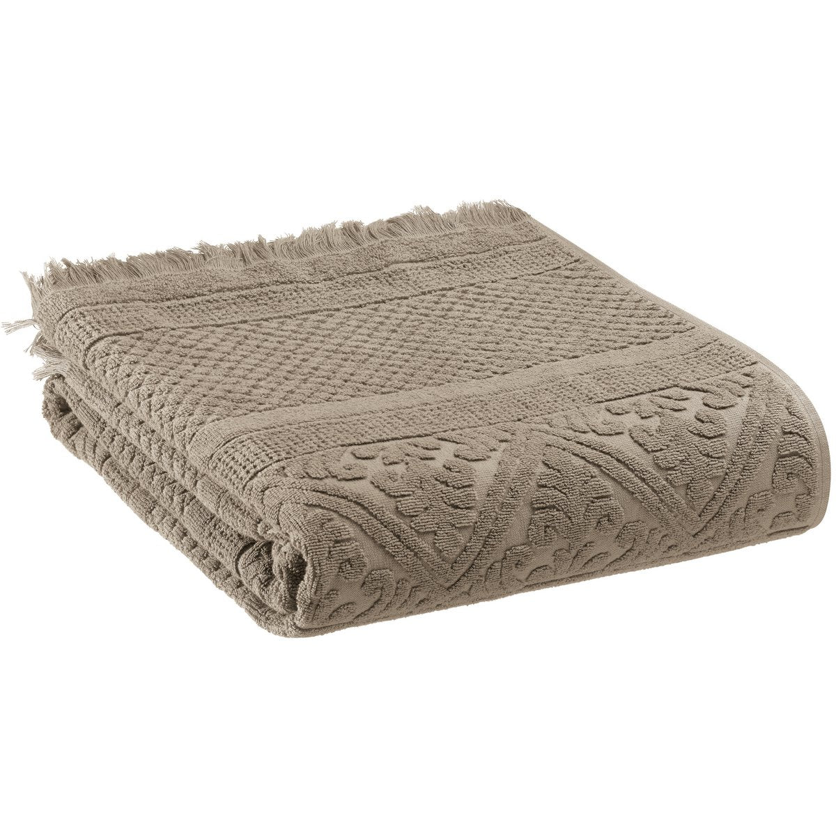 Zoé - Chamois - Serviette de toilette 50 x 100 cm