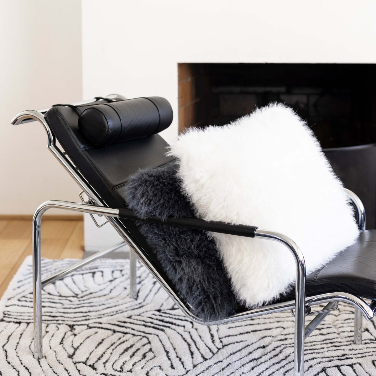 Betani - Ardoise - Coussin 45 x 45 cm