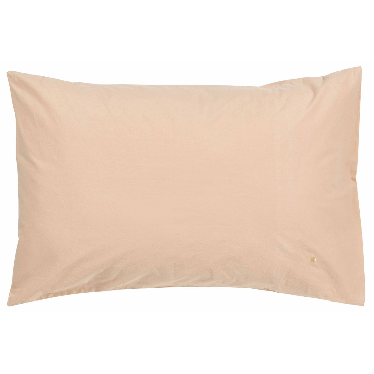 Céleste Muscade Coton bio Taie d’oreiller 50 × 80 cm