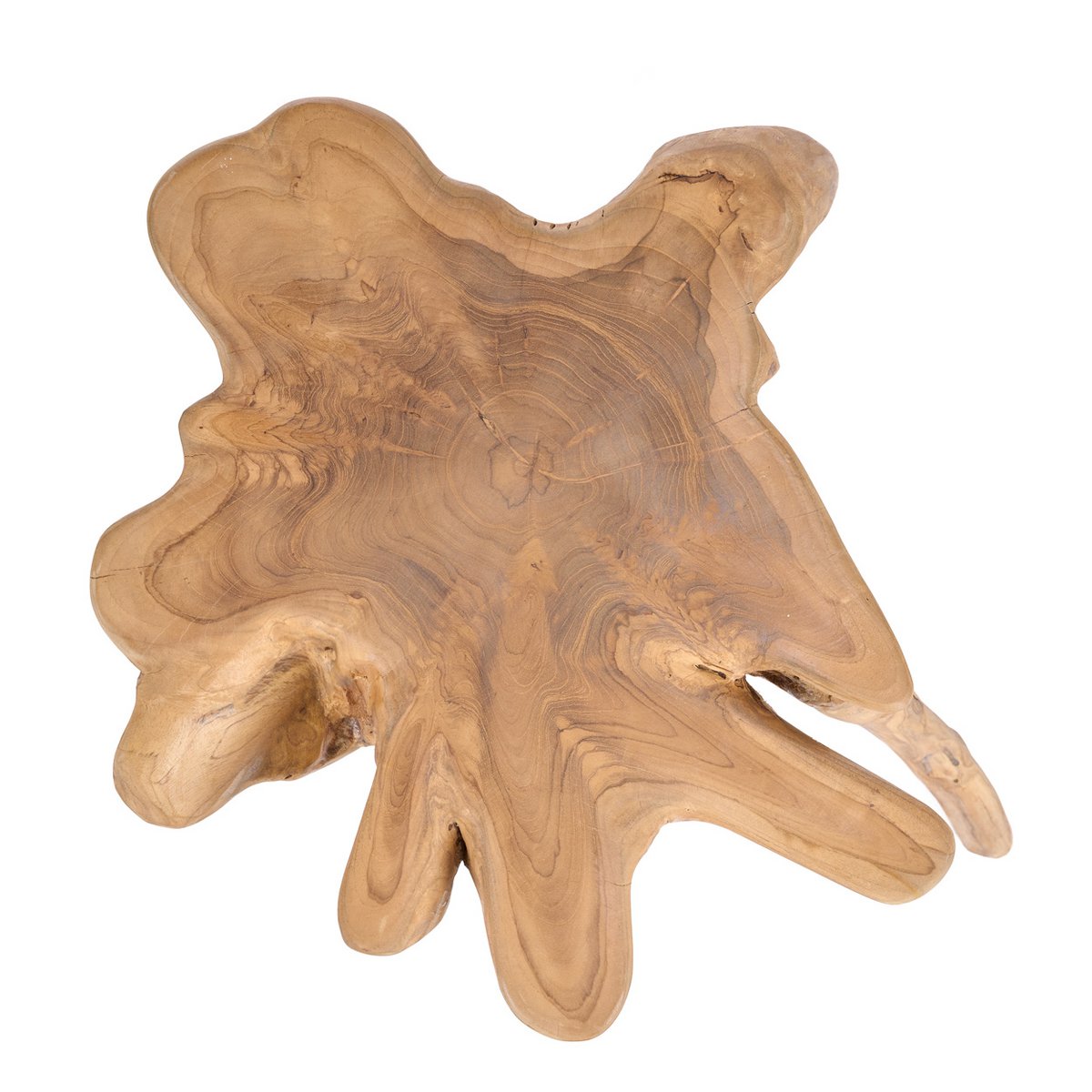 Table d’appoint en racine de teck Rooty – Naturel | Bazar Bizar