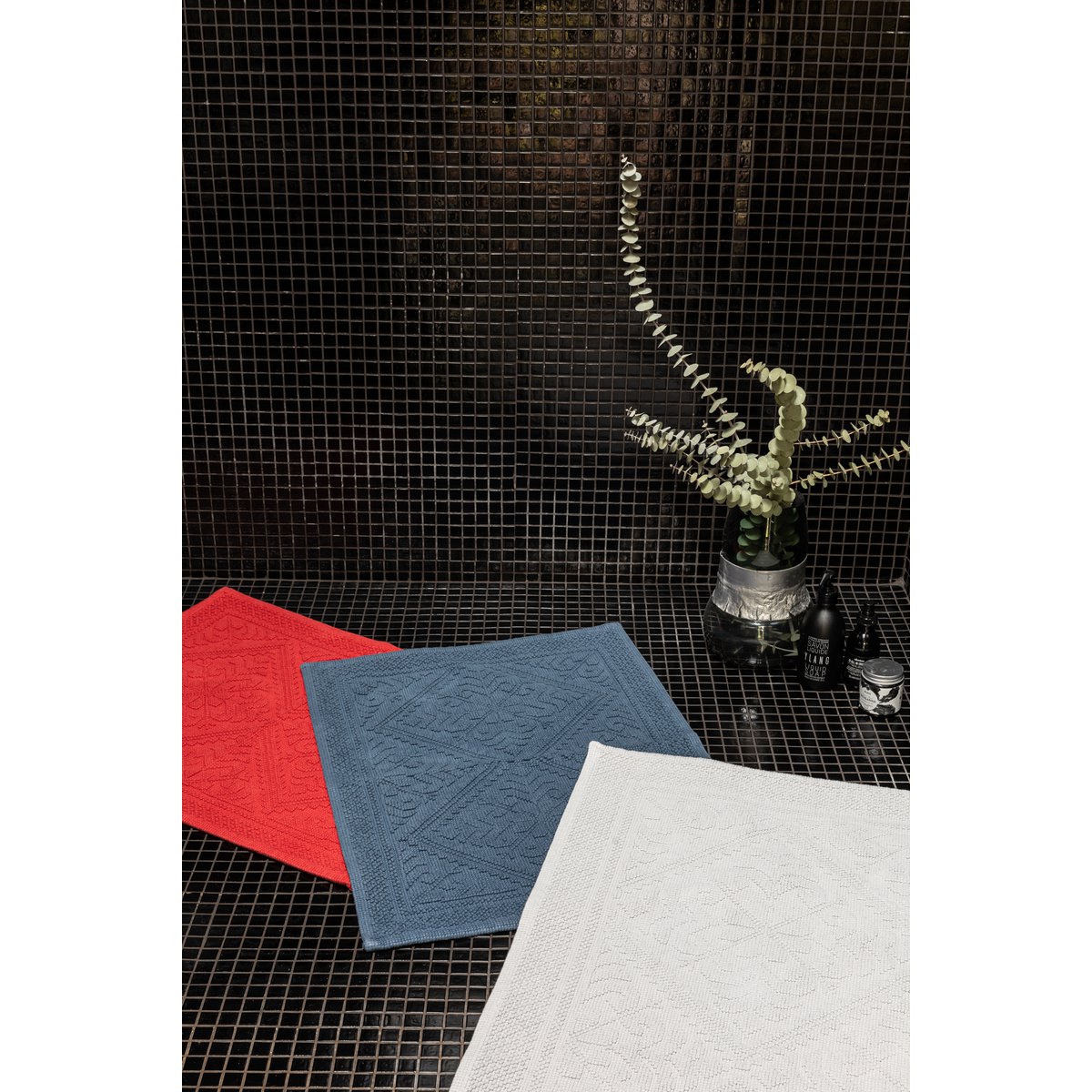 Enzo Brique – Tapis de Bain 54 x 110 cm